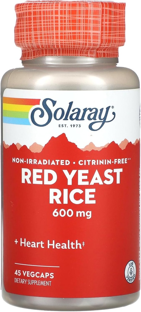 SOLAרי Red Yeast Rice - 600 MG (45 קפסולות)