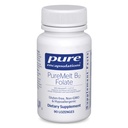 Pure Encapsulations PureMelt B12 Folate - ויטמין B פעיל עם L-5-MTHF - תמיכה מטאבוליזם ותפקוד Red Blood Cell * - Non-GMO & Vegan - 90 Lozengesges