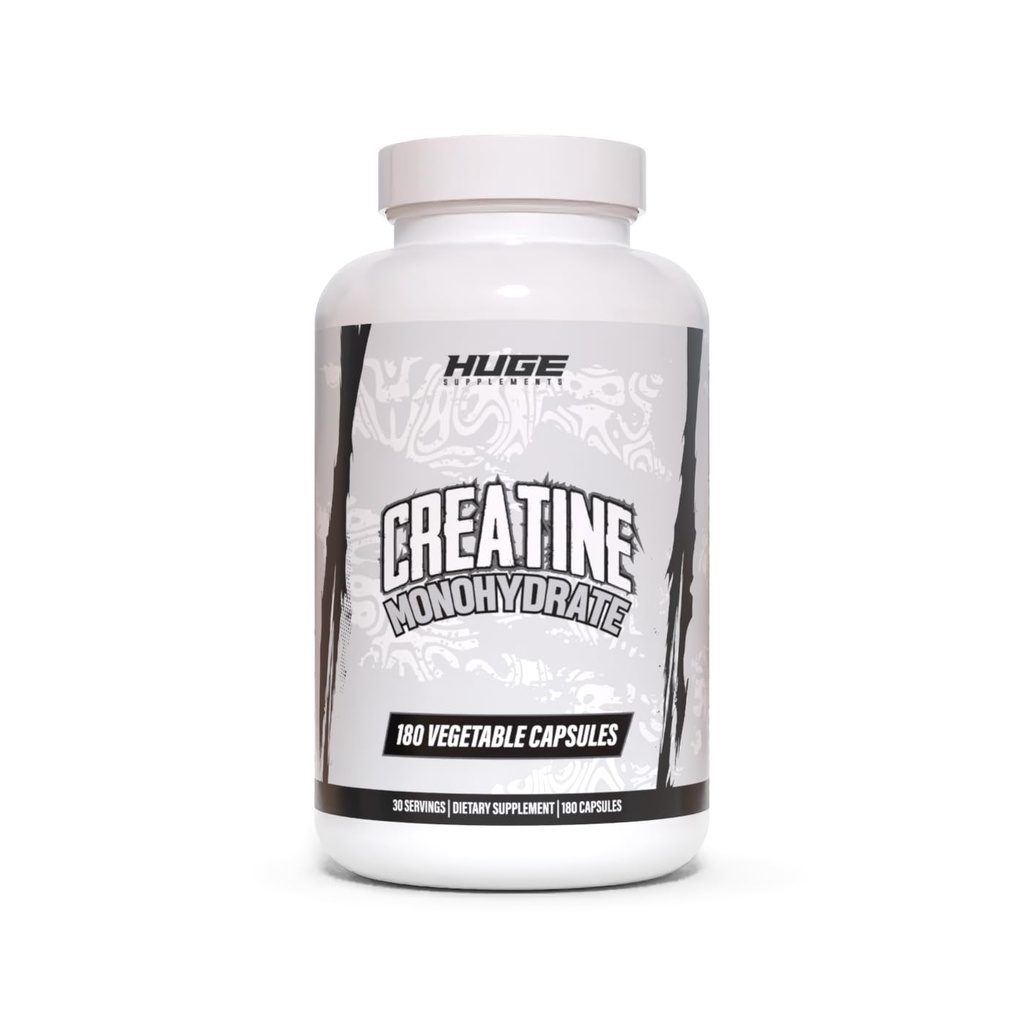 Creatine Monohydrate קפסולות, 5g Per Serve, מבחינה מדעית Dosed כדי מקסימיזציה של Lean שריר צמיחה, כוח, התאוששות וביצועים, Thoroughed for Purity, עבור גברים ונשים, קפסולות נוחות