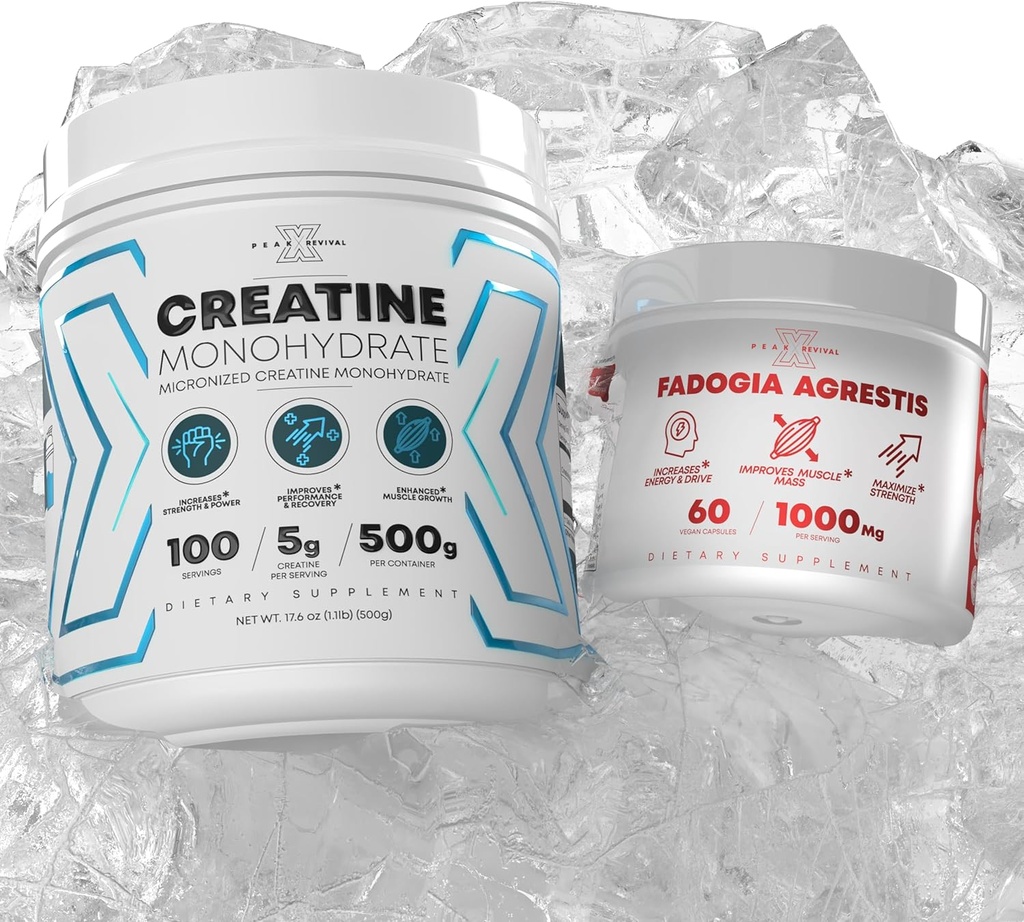ביצועים Micronized Creatine Monohydrate אבקת תוסף + Fadogia Agrestisten חינם, non-GMO, טבעוני