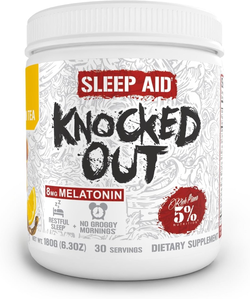 5% תזונה ריץ' פיאנה דפקה את האבקה הטבעית של Sleep Aid
