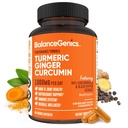 תוסף Turmeric Curcumin עם Black Pepper & ג'ינג'ר Root 1000mg | אופטימיזציה של פורמולה 95% Curcuminoids Curcuma | Joint Health & Inflammation Support