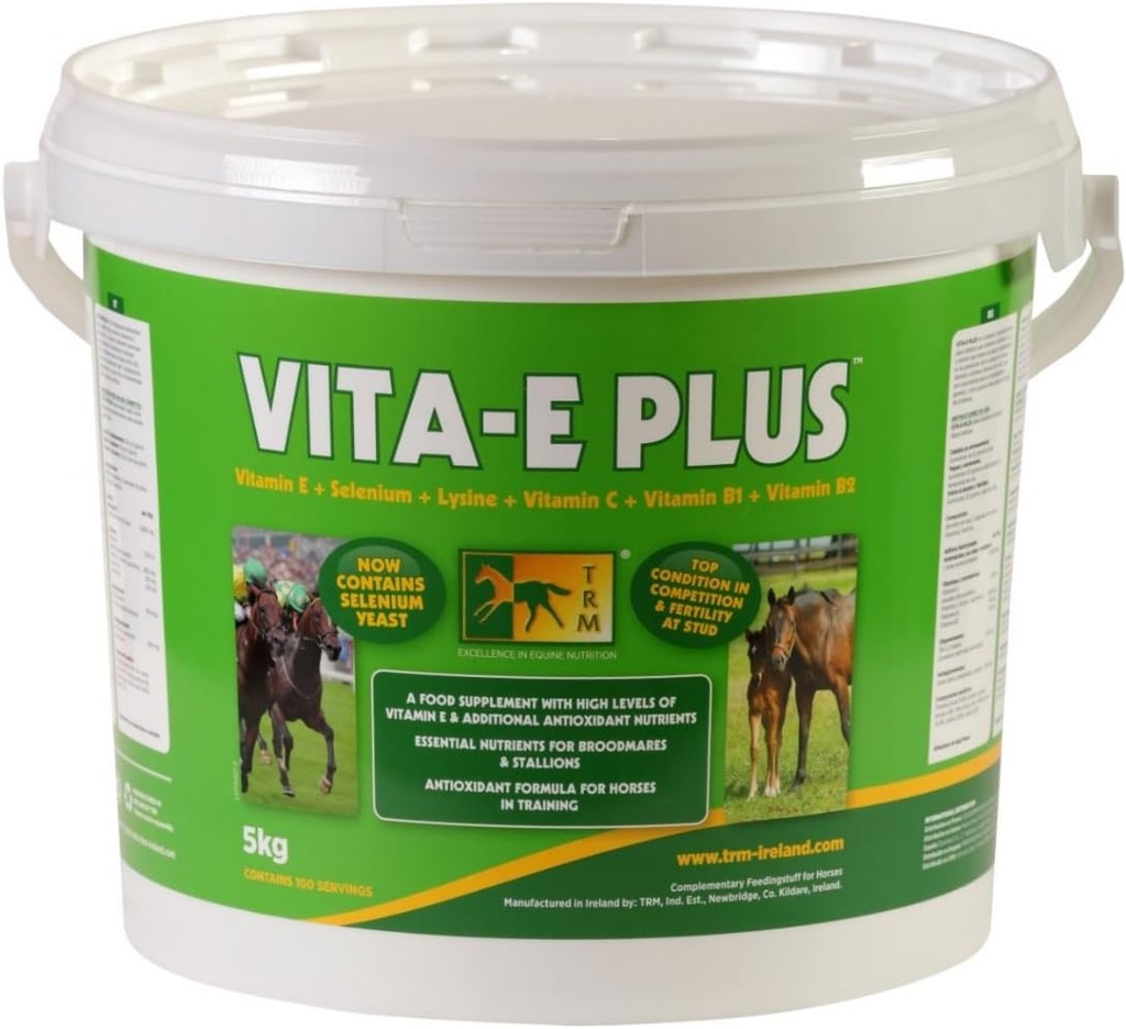 TRM Vita-E Plus Equine Horse Feed Supplement