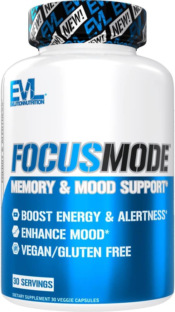 צריכת אנרגיה נפשית ותוסף להתמקד למבוגרים - Nootropics Brain Support תוסף עם Caffeine L Theanine אלפא GPC וה Huperzine A Nutrition Focus Pills for Sustained Peak Performance