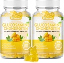 סוכר חינם Glucosamine Chondroitin חניכיים, תוספת כוח 1500mgcosamine עם Chondroitin MSM & Elderberry & Turmeric, תמיכה משותפת לגברים ונשים להעביר בריאות משותפת חינם