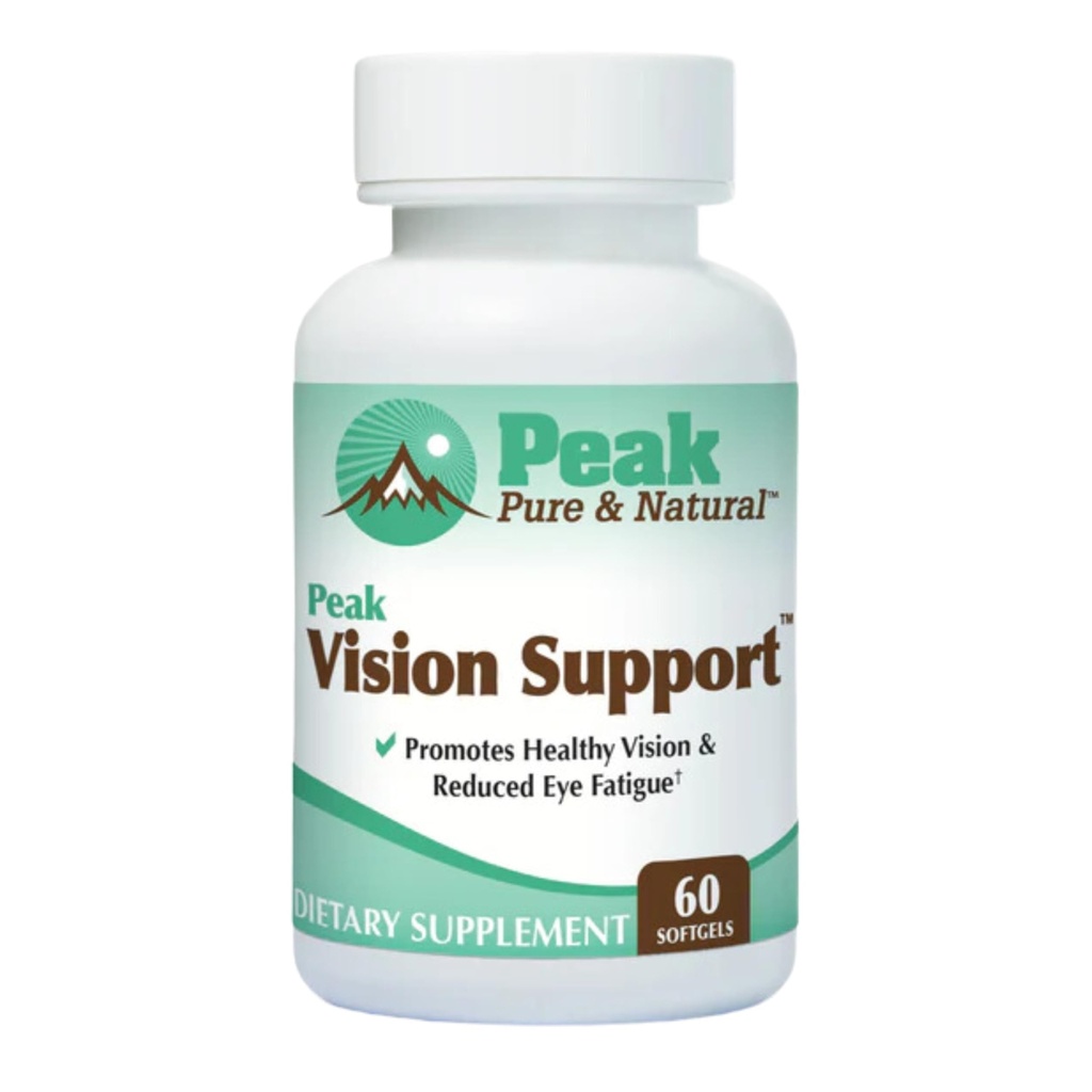 Peak Vision Support Eye Health Supplement - Lutein ו-Zaxanthin תוספת עבור Eye Fatigue, Blue Light Protection - מקדם עיניים בריאות ו Clear Vision (30 משרתים)