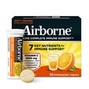 1000 מ"ג ויטמין C + Zinc Sugar חינם Multivitamin Immune Support Effervescent Fizzy Drink Tablets, Zesty Orange Flavor עם Powerful Antioxidants ויטמין A C & E, 30 טבליות
