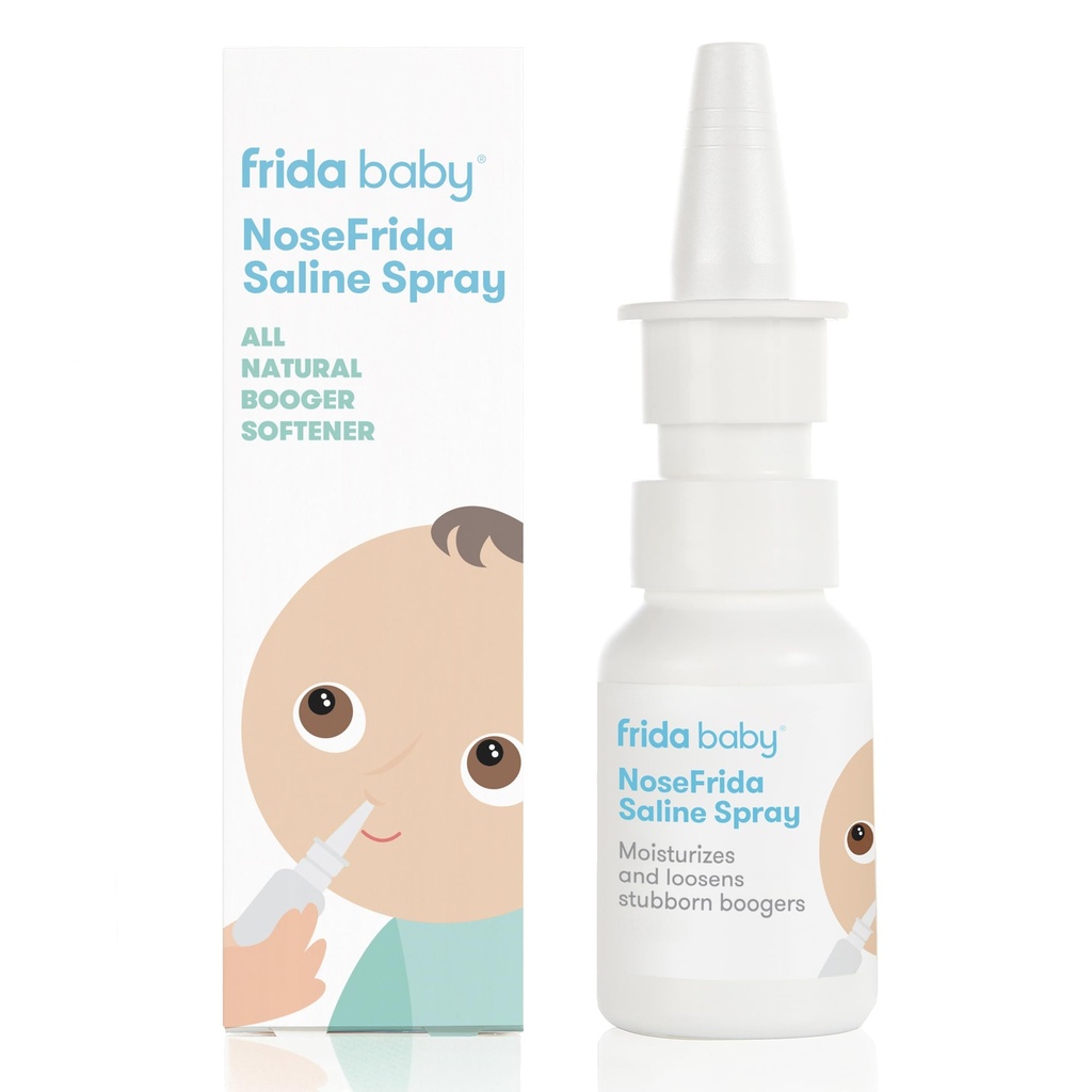 פרידה Baby NoseFrida Saline Mist Spray, Baby Saline Nasal Spray Decongestant for Allergy Relief and Congestion to Soften Nasal Passages, 0.68 fl oz oz