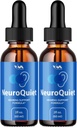 (2 Pack) Neuro Quicket Drops - Neuro Quiet Advanced Formula Support, Cognitive Health, ו-Commonual Wellness, 2 חודשים אספקה
