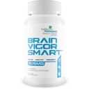 Brain Vigor Smart Brain Booster - תוספת תמיכה כוח להתמקד, בריאות וזיכרון - שיפור פורמולה נעשה עם אריה Mane Mushroom & גינקו Biloba - Our Best Brain Vigor Smart Pills