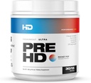HD MUSCLE PreHD Ultra Pre Workout | עם Citrulline, NO3-T Nitrates, Creatine, Beta Alanine | 275mg Caffeine כמו Purcaf | 30/15 משרתים (Rocket Pop)