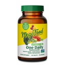 Mega Food Women's 55+ One Daily Multivitamin for Women - עם ויטמין A, C, D3 ו-E לתמיכה בהזדקנות אופטימאלית - תוספת מזון אמיתי - תמיכה בעצמות וחיסון - תוספי מזון צמחוני - 120 טבליות
