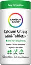 Rainbow Light Calcium Citrate Tablet עם ויטמין D, תוספי תזונה מספקים תמיכה בריאות העצם בכבד גבוה, עם Calcium ווויטמין D, Vegetarian ו Gluten חינם, 120 ספירה