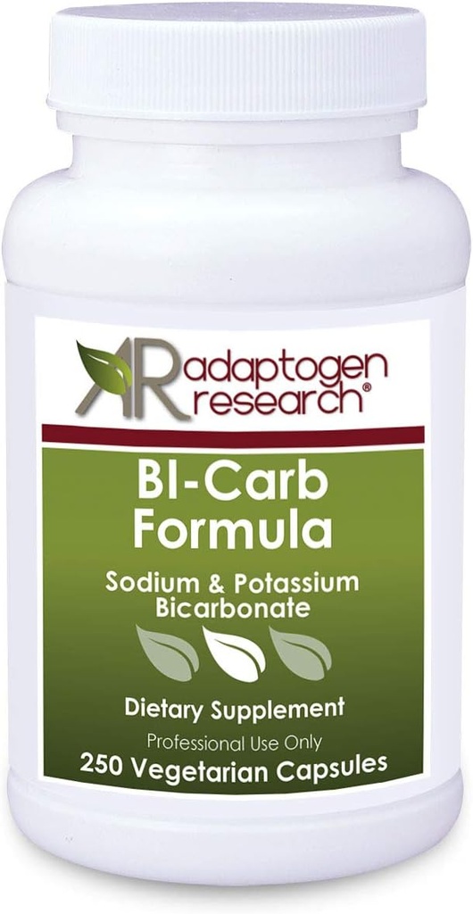 Sodium Bicarbonate & Potassium Bicarbonate קפסולות - B-Carb פורמולה | 250 קפסולות צמחוניות