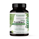 EMERALD LABS PureWay-C - Liver & Immune Support Supplement with R-Alpha Lipoic Acid *- Fast-Absorbing ויטמין C - 90 קפסולות ירקות (45 ימים אספקה)