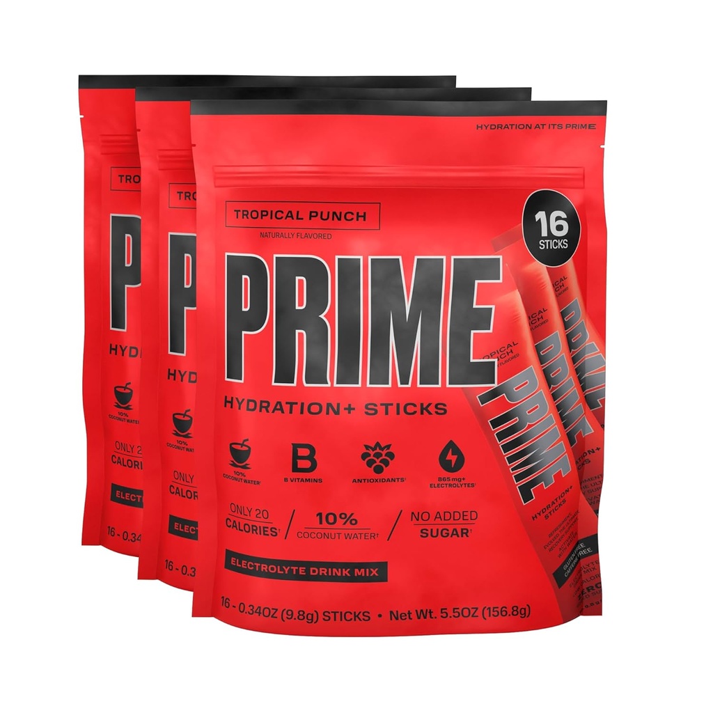 PRIME HYDRATION Sticks Tropical Punch