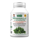 ANDREW LESSMAN מקסימום L+Z עם Astaxanthin 120 Softgels - 12mg Lutein, 6mg Zeaxanthin, 4mg Astaxanthin. חומרים מזינים מרכזיים לתמיכה בבריאות העיניים והמוח, ולקדם חזון בריא.