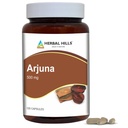 HerBAL HILLS Arjuna קפסולות (Transinalia Arjuna) | 120 Count (500 מ"ג) | מוצרים סטנדרטיים של בריאות ובריאות עם Arjuna Bark Extract