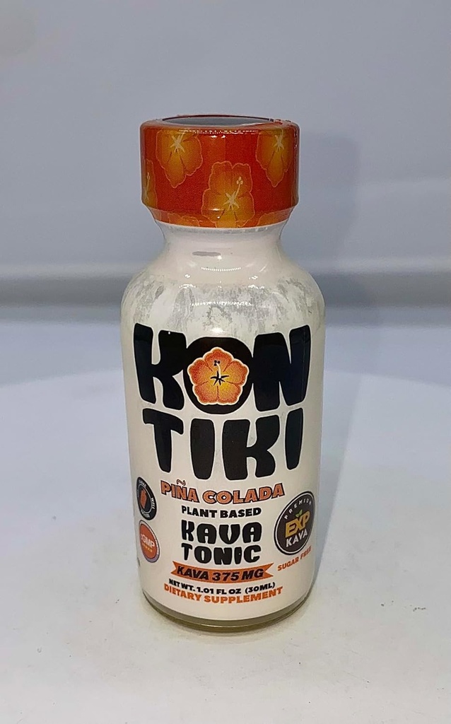 ExP Kava Kon Tiki Piña Colada Kava Tonic 1.01 fl oz 30 מ"ל