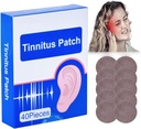 Tinnitus Relief for Ringing Ears, 120PCS Tinnitus Patches, Effeivly Relieves השמיעה אובדן 3box