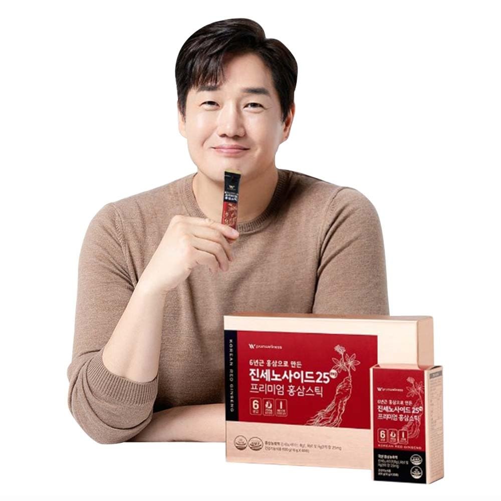 K-Herb Premium Red גינזנג Sticks Liquid Sticks with Korean Red גינזנג לחלץ No Preservatives (Ginsenoside 25mg 60P)