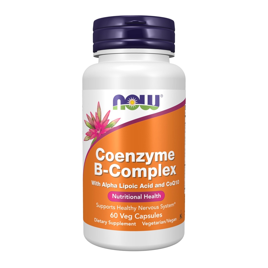תוספי מזון עכשיו, Co-Enzyme B מורכבים עם Alpha Lipoic Acid ו CoQ10, תזונה בריאות, 60 קפסולות Veg