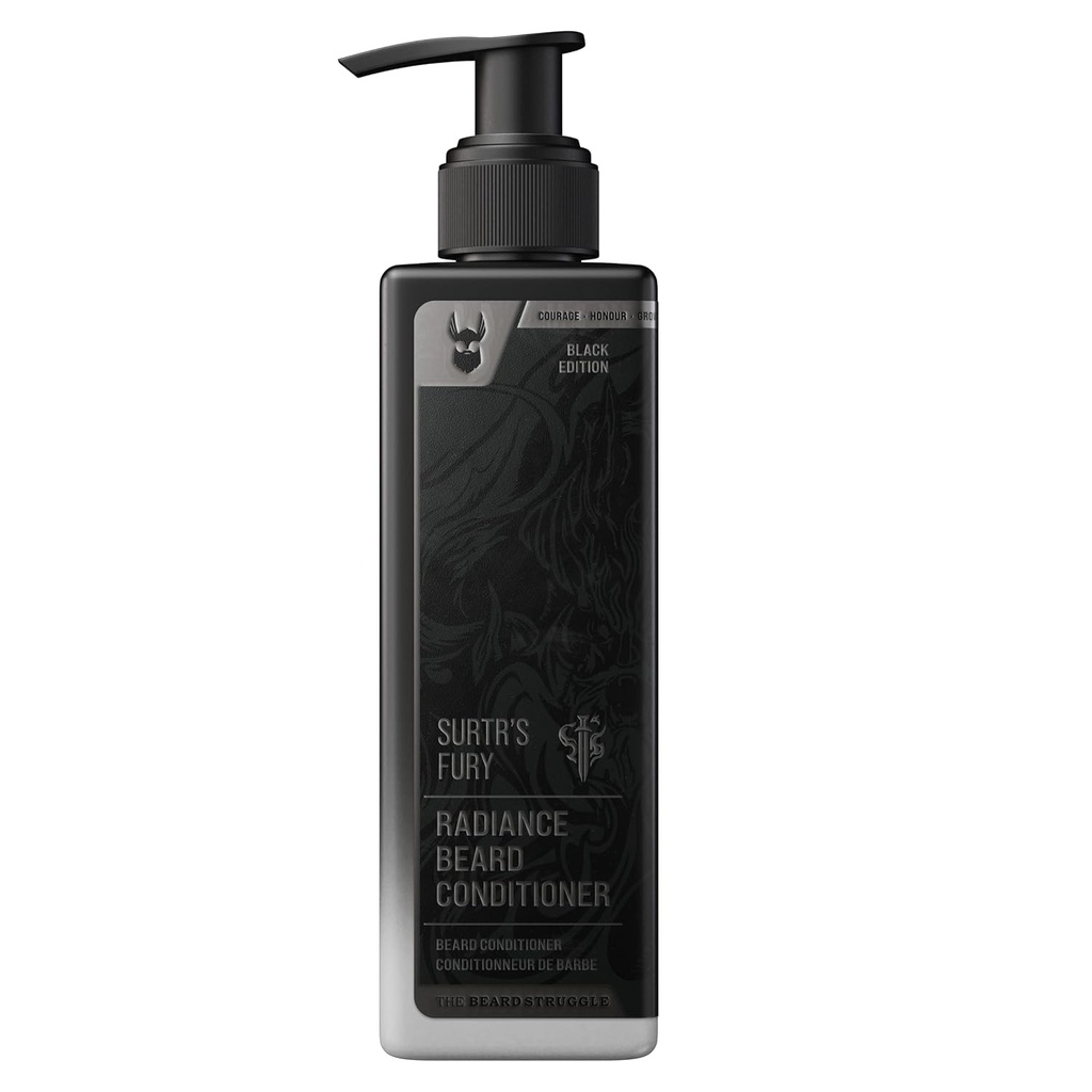 The Beard Struggle - Marksman's Beard Conditioner - Surtr's Fury, Platinum Collection - Nourish, Softens, & Powerens Beard - Radiance Beard Conditioner for Men (8 Fl oz)