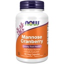 עכשיו מזונות תוספי מזון, Mannose Cranberry, כפול פעולה פורמולה *, קלינית הערכה, בריאות כלי רכב שתן *, 90 Veg כמוסות Veg