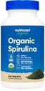 תזונה אורגנית Spirulina 500 מ"ג, 240 טבליות - Gluten Free, non-GMO