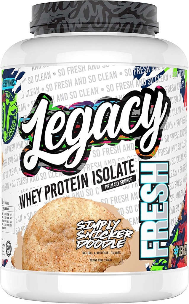 חלבון Whey טרי Snickerdoodle 2lb | 26g Pasture פד Premium Whey חלבונים | חלבון גבוה + Amino Acids.
