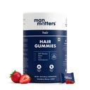 Man Matters Biotin שיער חניכיים לשיער בריא | No Sugar הוסיף | biotinmies עם ויטמין שיער | ויטמין A, ויטמין C, ויטמין E & Zinc | 60 מסטיקנים