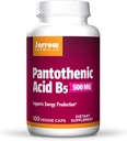 Jarrow Formulas Pantothenic Acid B5 500 מ"ג - 100 Veggie Caps - ויטמין B חיוני - ייצור אנרגיה & Metabolism תמיכה - 100 משרתים, Pack של 3