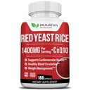 Red Yeast Rice לחלץ 1400 מ"ג 180 ספירה | לשמור על רמות כולסטרול בריאות | תמיכה Cardiovascular & Blood Circulation for Healthy Heart, Digest, Weight Management & Total Health