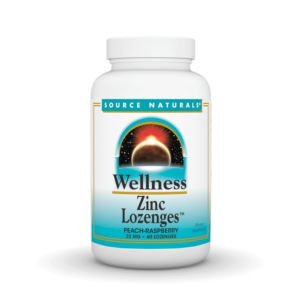 מקור: Naturals Wellness Zinc Lozenges - 60 Lozenges