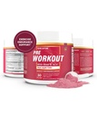 אלמנטים חיוניים אבקת PreWorkout עם Beet Root & ACV | Superfood תוסף & All-Natural Nitric Oxide Booster Plus Caffeine 30 משרתים