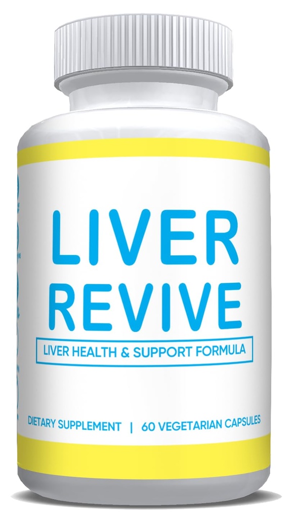 Liver Revive Natural Detox, ניקוי ותמיכה פורמולה תיקון w / Artichoke, Milk Thistle, Dandelion Root, Beetroot, Milk Thistle Liver Defense פונקציונלי 60 קפסולות צמחוניות
