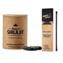 קפסולות טבעיות Shilajit (1-2 חודשים אספקה) - 60 Count & Shilajit Honey Sticks - Natural Shilajit Resin מעורב עם Raw Honey (7 Sticks)