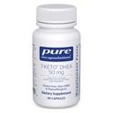 טהור Encapsulations 7-Keto DHEA 50 מ"ג | תוספת ייחודית DHEA Metabolite לתמיכה Thermogenesis וטיפוח גוף בריא* | 60 קפסולות