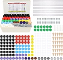 ReLIanceR Molecular Model Kit,419PCS Organic Molecular Chemistry Set w/Atoms & Bonds,Molecular Structures Kit forכימיה Learning,STEM Science Kits for Teacher,Students, מדענים צעירים
