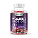 נבנה על ידי Nature Probiotics עבור נשים חניכיים 3 מיליארד CFU, 6 Probiotic Strains עם תוסף Cranberry, Digestive, Immune, Vaginal & Urinary Health, Shelf Stable, 60 מסטיקמי