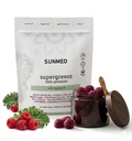 SunMED Supergreens Daily Gummies - כדור הארץ עם Ashwagandha, תה ירוק, Spirulina, Probiotics, Antioxidants & Detox תמיכה עבור Immunity, Gut, Skin & Brain Health