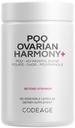 Codeage PQQOvarian Harmony+ תוסף - PQQ (Pyrroloquinoline Quinone), Myo-Inositol & D-Chiro-Inositol 40:1 בלנדר 5MT, CoQ10, Wildberry - Liposomal Delivery - Non-GMO - 120 קפסולות