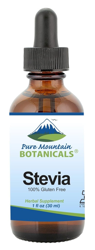 Pure Mountain הבוטנים נוזל Stevia Drops - Natural Sweetener - ריכוז סוכר חינם Substitute Diabetic Friendly אידיאלי עבור Keto Low Carb ותזונה טבעונית תוספת גדולה לתוכנית הרזיה