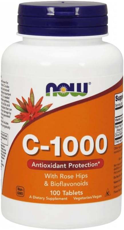 עכשיו מזונות ויטמין C-1000 Veg כמוסות, 100 Veg כמוסות Per Bottle