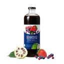 JAVA NONI JUICE EXTRACT עם 7 BERRY BLEND - 33.8 oz (1L) בקבוק בקבוק - 100% Resveratrol & Fermented על ידי AllBIO