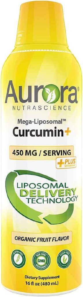 אורורה Nutrascience Mega-Liposomal Curcumin + ויטמין C עם CurcuVail, תומך מפרקים בריאים, שרירים, GI Tract, ותפקוד המוח, אורגני, Non-GMO, 32 משרתים, 16 oz oz oz oz oz oz oz oz oz oz oz oz oz oz oz oz oz oz oz oz oz oz oz oz oz oz oz oz oz oz oz oz oz