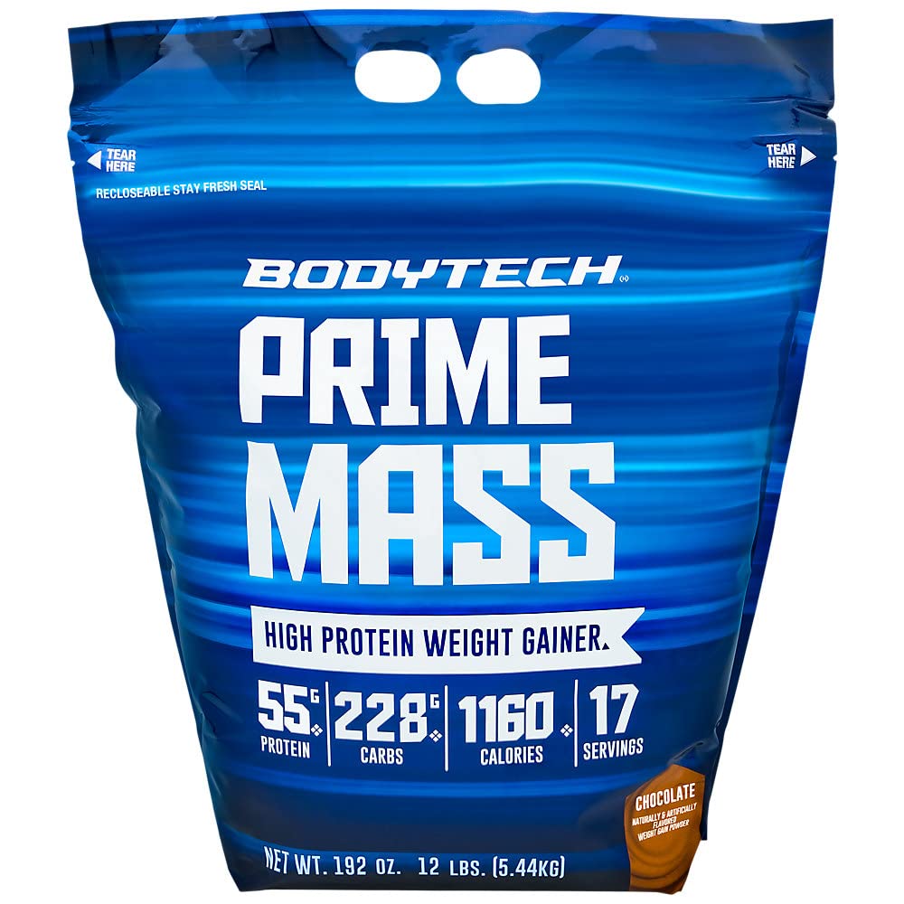 BODYTECH Prime Mass-שוקולד (12 lbs. / 17 משרתים)