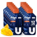 UCAN Edge אנרגיה Gel Shots, אורנג מנגו (12, 2 Ounce Packets) עבור ריצה, הדרכה, עבודה, כושר, Cycling, Crossfit | Sugar-Free, טבעוני & Keto Friendly Energy