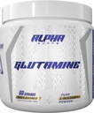 אבקת אלפא Supps Pure L-Glutamine - Unflavored Amino Acid, תוסף תזונה Glutamine עבור שריר התאוששות, Gut & Immune תמיכה - 60 משרתים - 300 גרמים