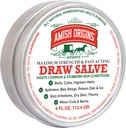 Amish Origins Drawing Salve Ointment, 4 oz מקסימום כוח לפעול לצייר Salve for Splinters, Boil, Bee Stings, Cyst, Anti Itch Cream, Made in USA